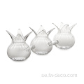 WhoSale Clear Mini Pomegranat sammanfogat knoppglasvas